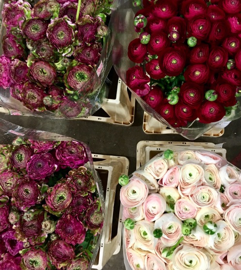 Flowers at New Covent Garden market